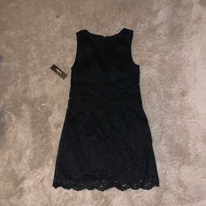 Black lace dress